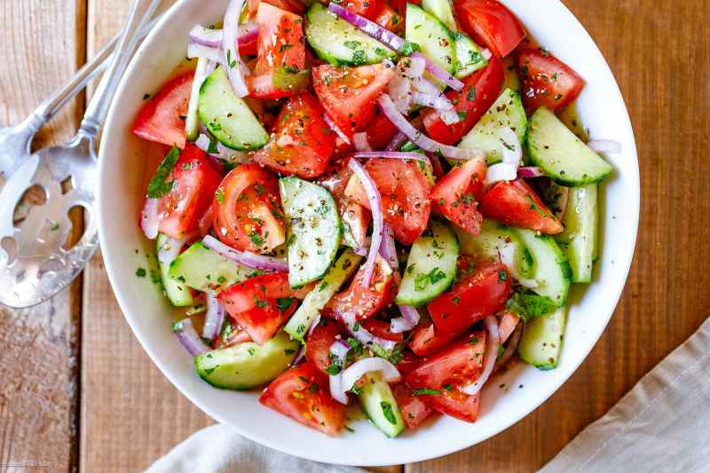 Tomato Cucumber Salad Recipe