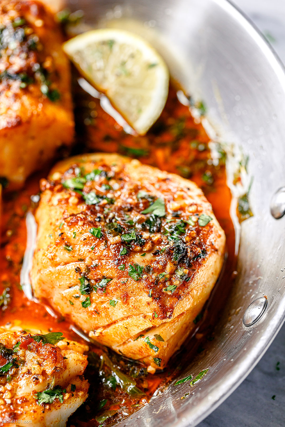 Lemon Garlic Butter Baked Cod Fillets 9