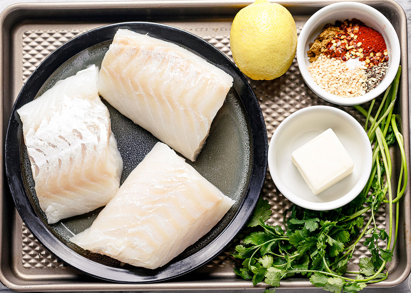 Lemon Garlic Butter Baked Cod Fillets recipe 2