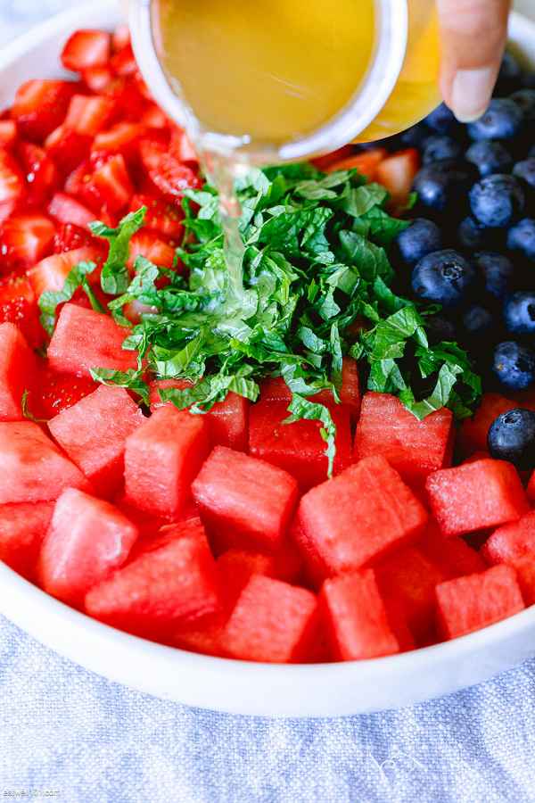 Honey Lime Fruit Salad