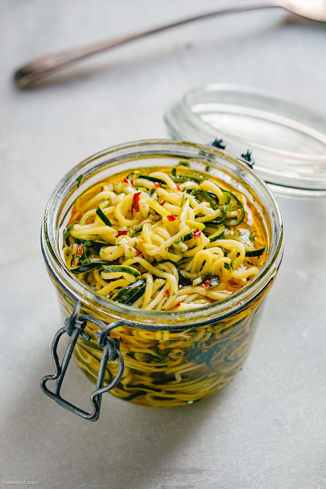Pickled Zucchini Noodles Recipe 1