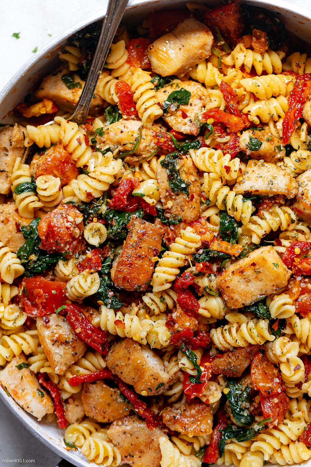 Tomato Spinach Chicken Pasta recipe 2