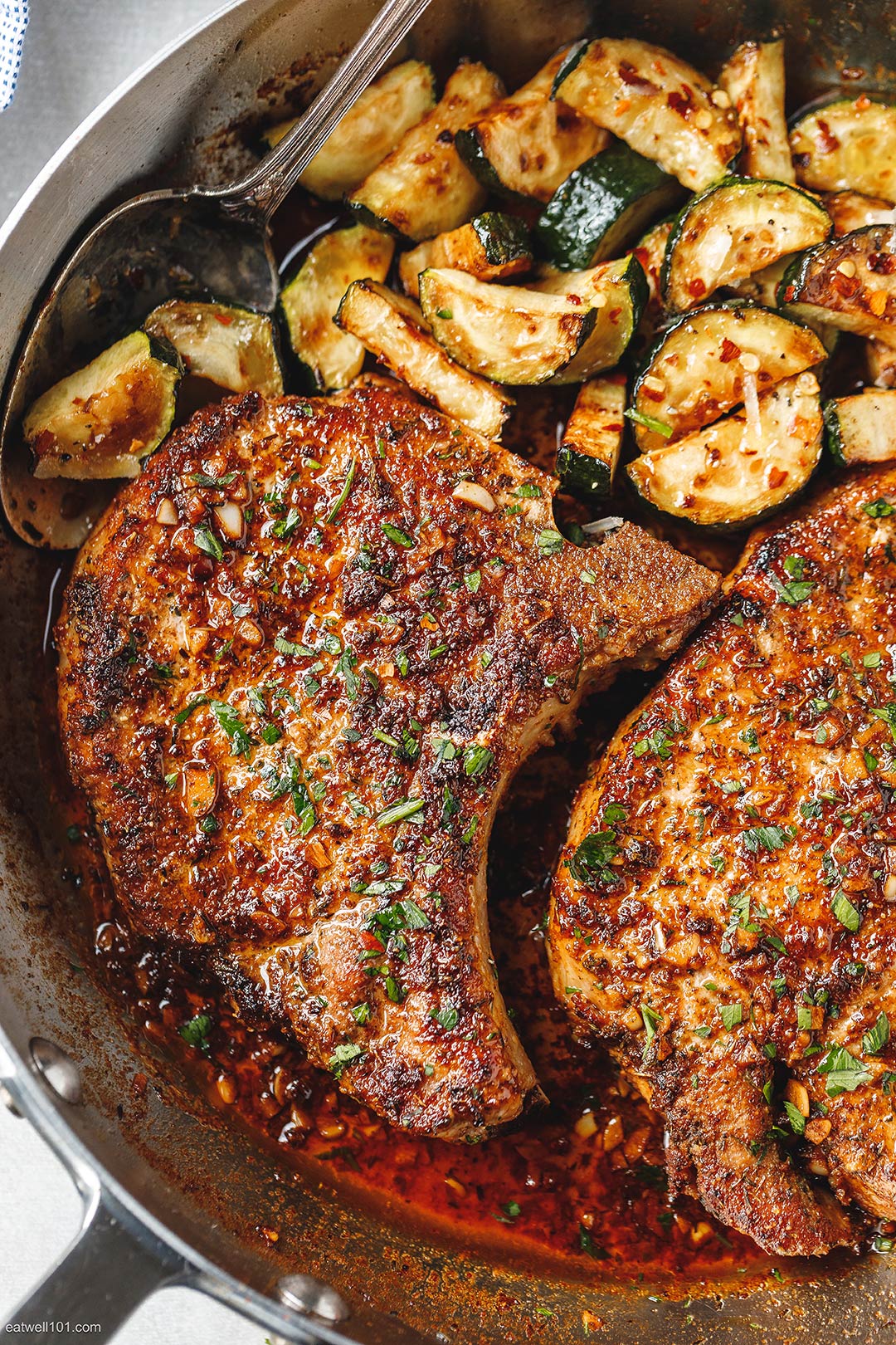 pork and zucchini dinner