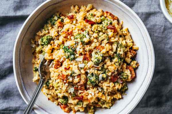 Creamy Broccoli and Cauliflower Skillet recipe 1