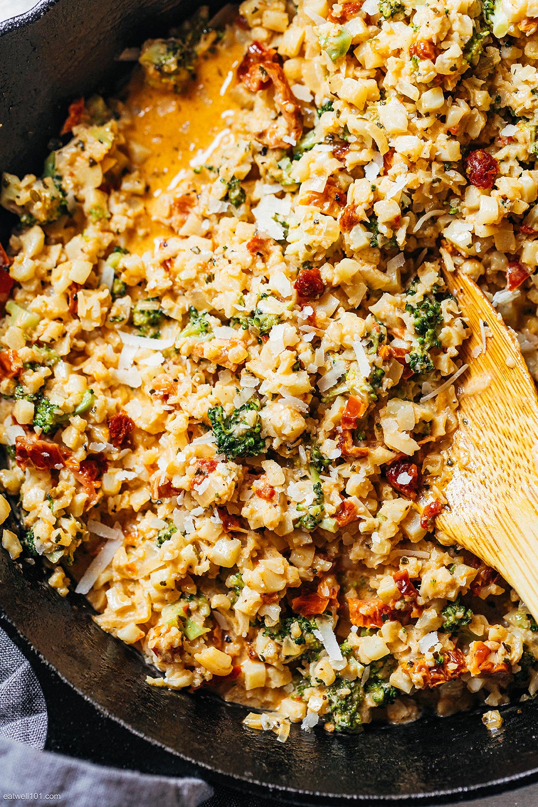 Creamy Broccoli and Cauliflower Skillet recipe 2