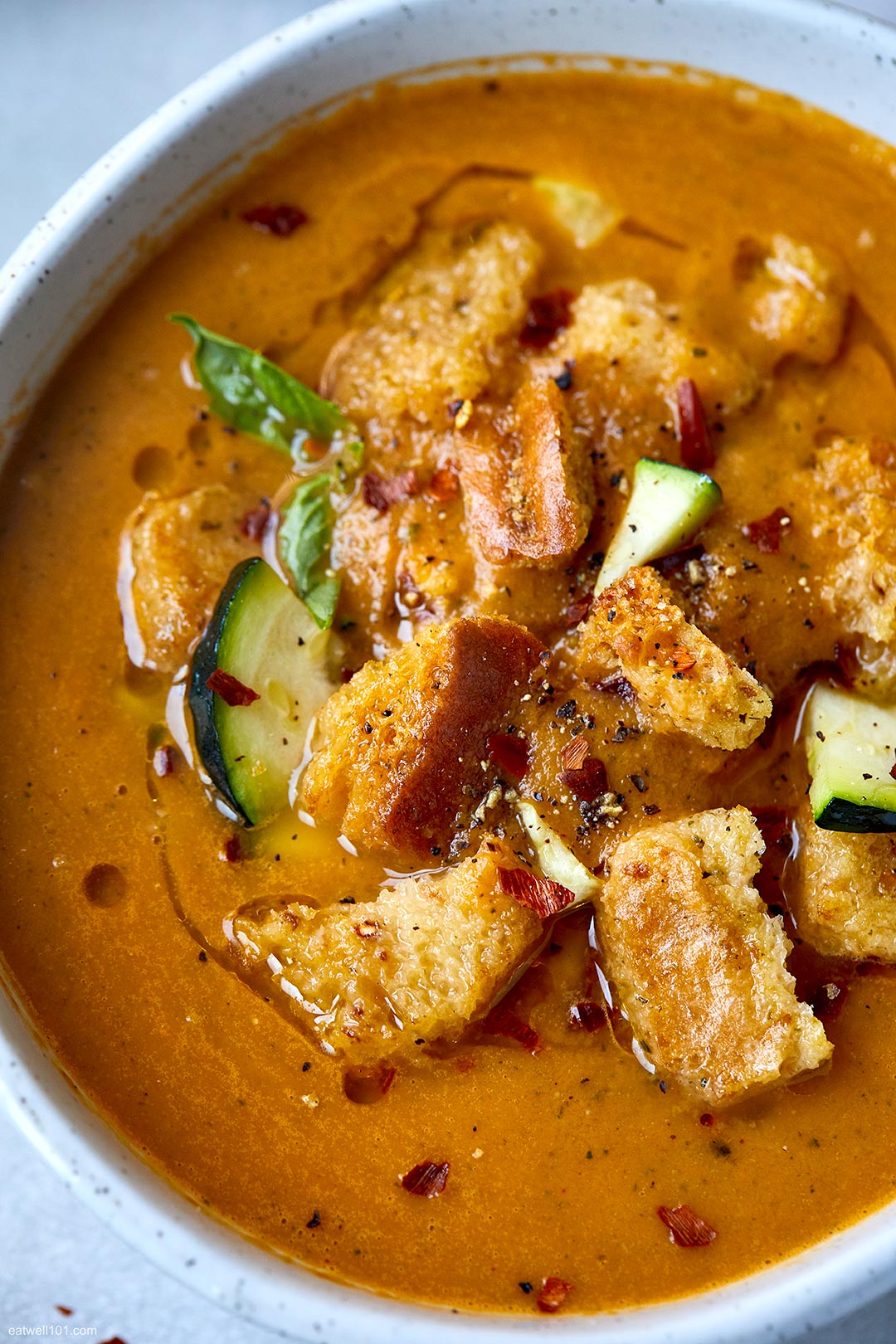 Tomato Zucchini Soup