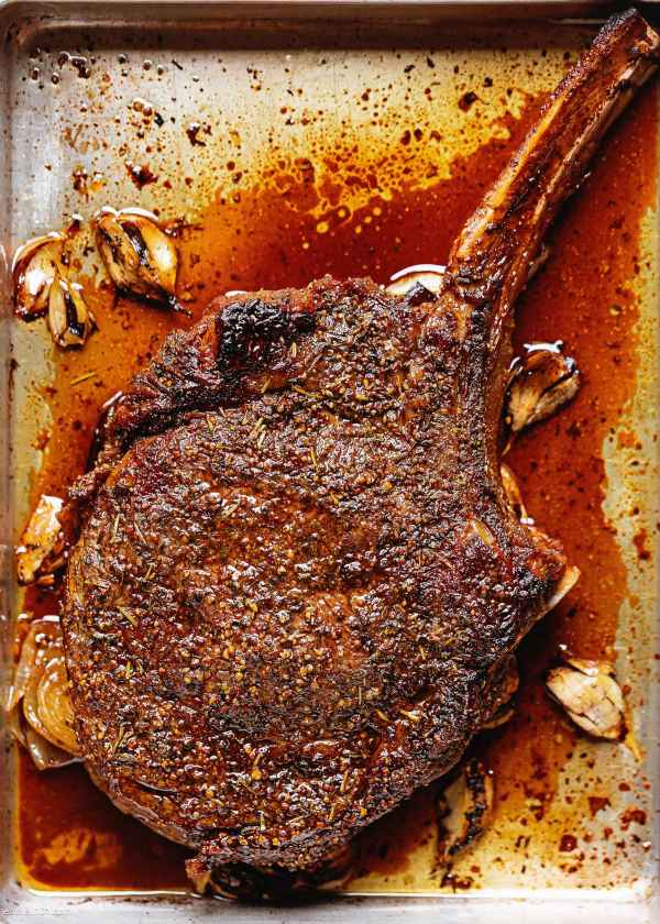 Garlic Herb Butter Steak in Oven