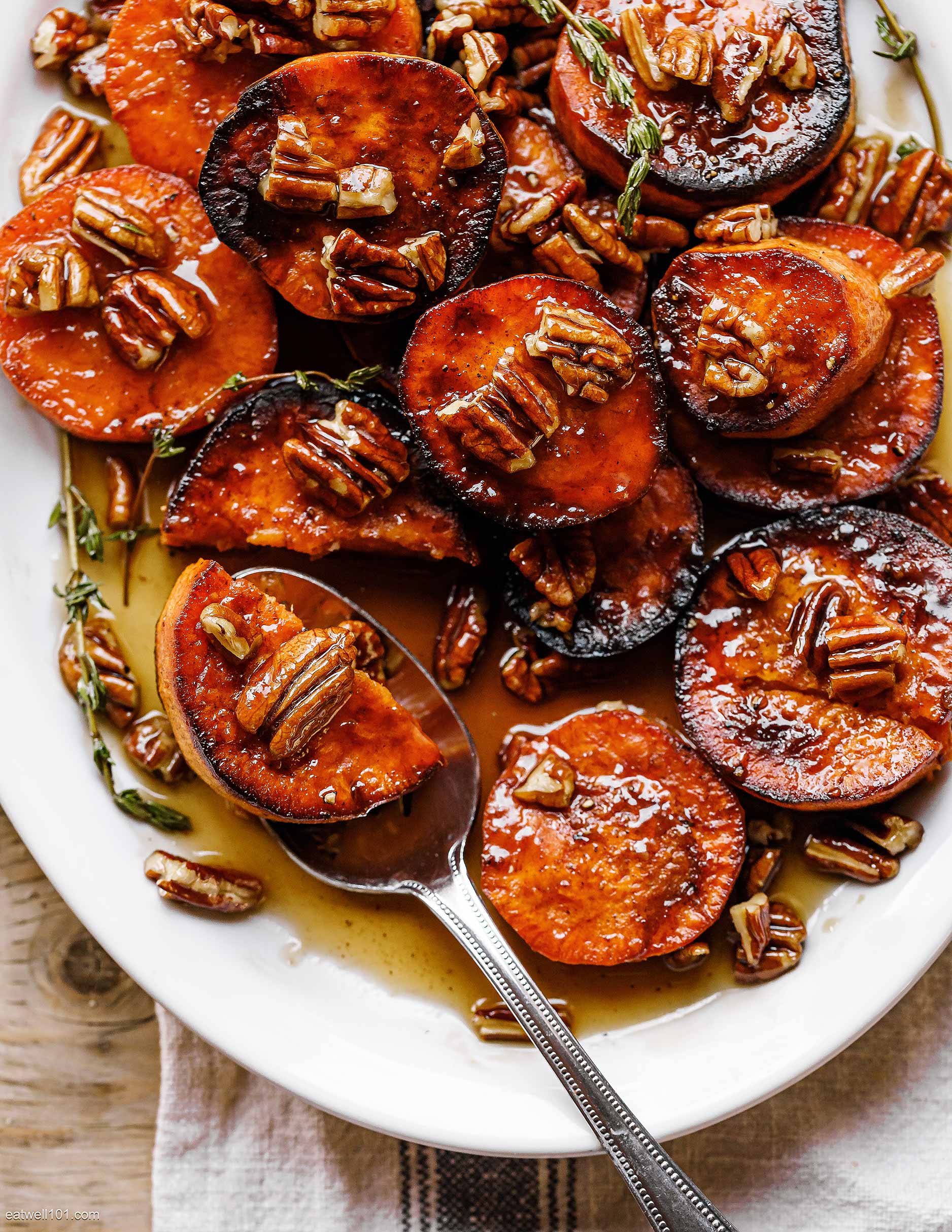 Roasted Maple Pecan Sweet Potatoes 2