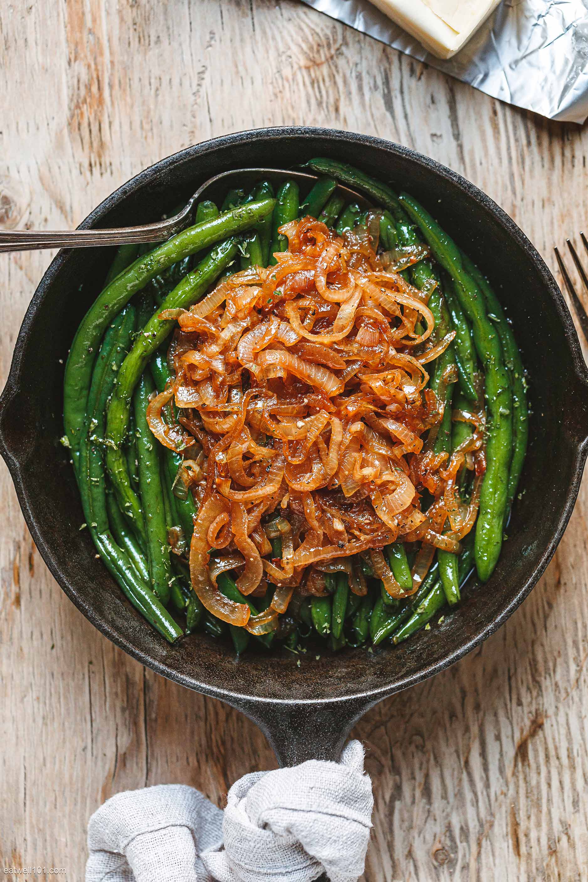 Sautéed Green Beans with French Onions 2