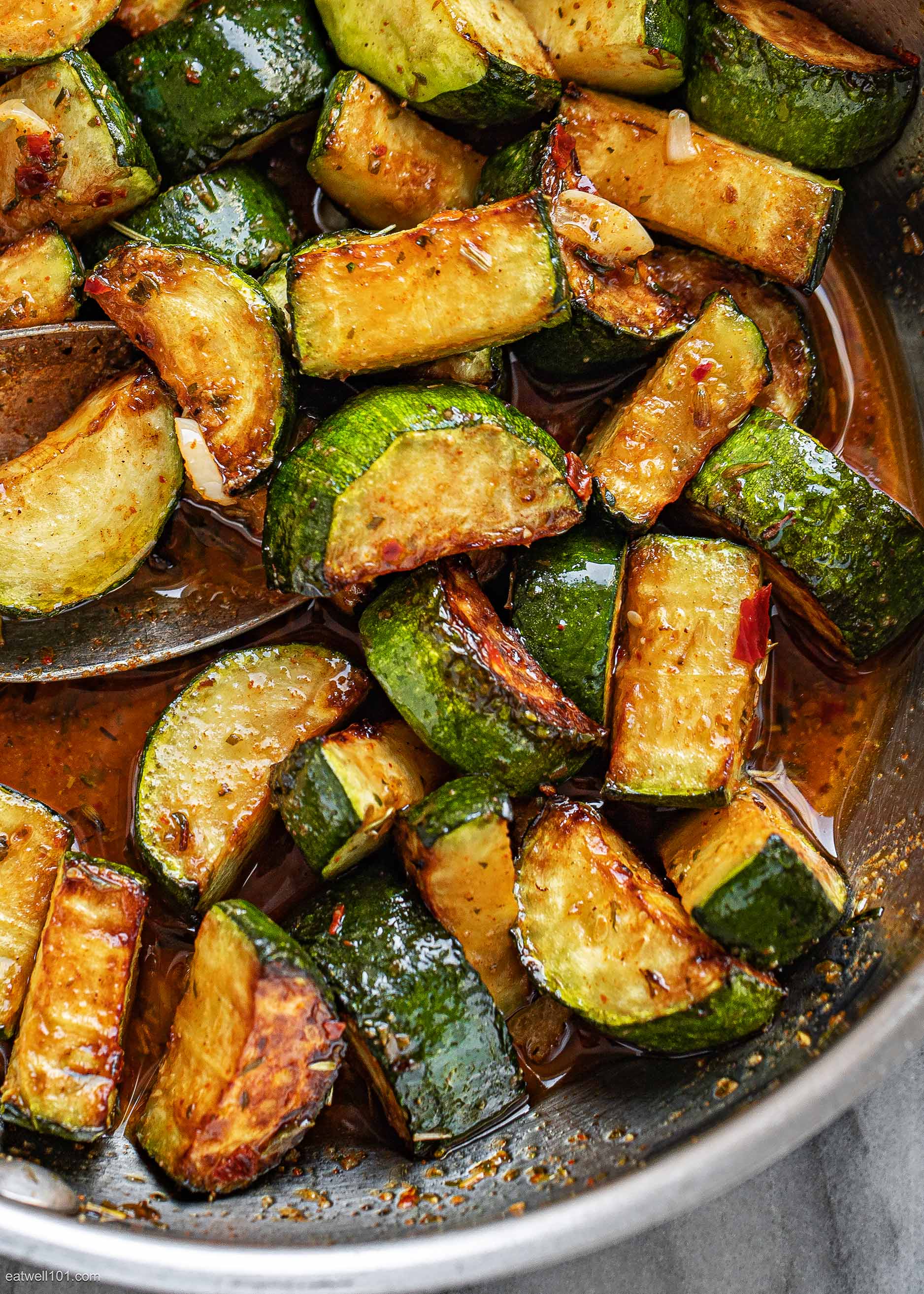 Sauteed Garlic Butter Zucchini Recipe