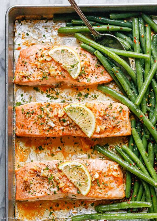 Garlic Butter Baked Salmon