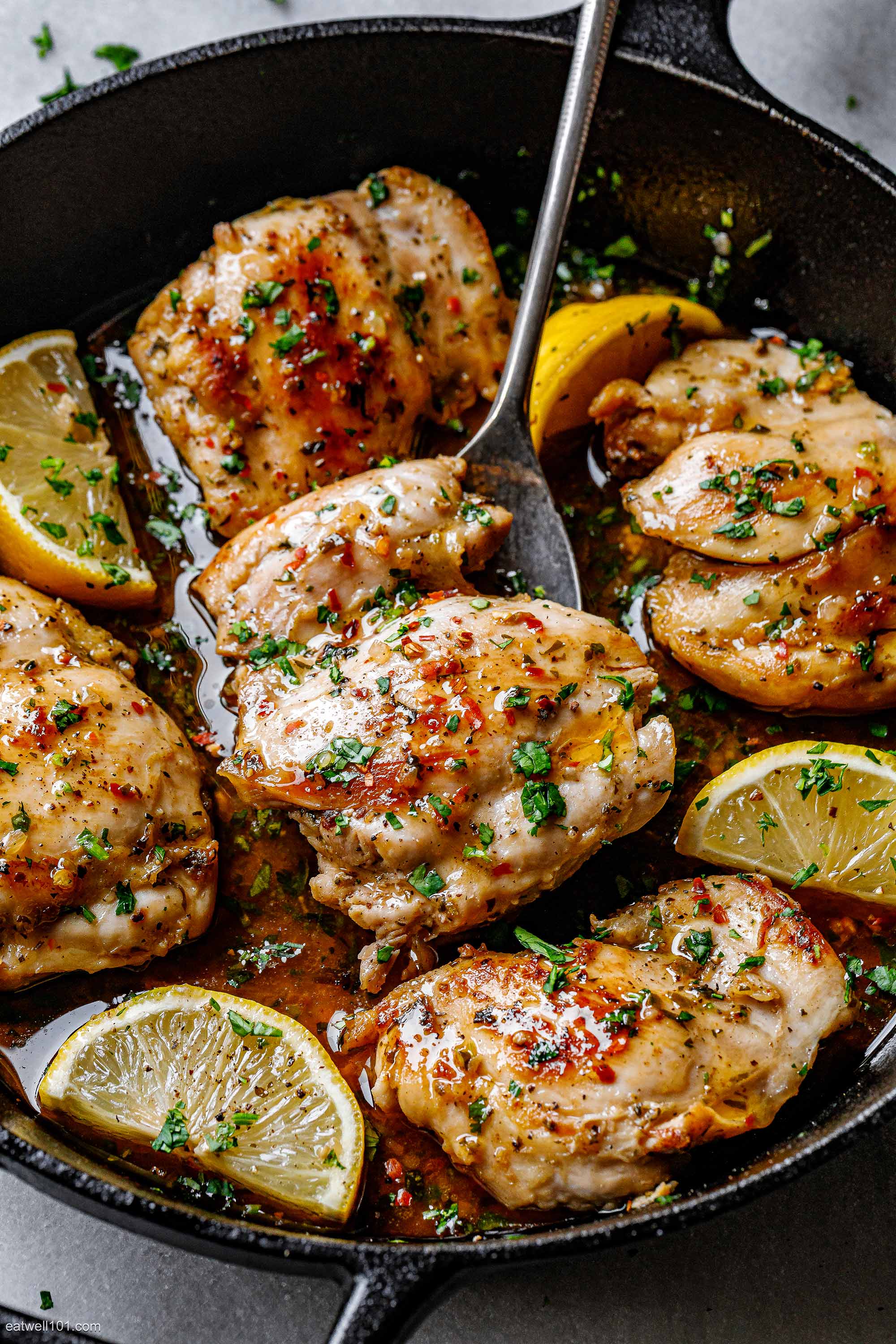 Garlic Lemon Baked Chicken Thighs recipe 1
