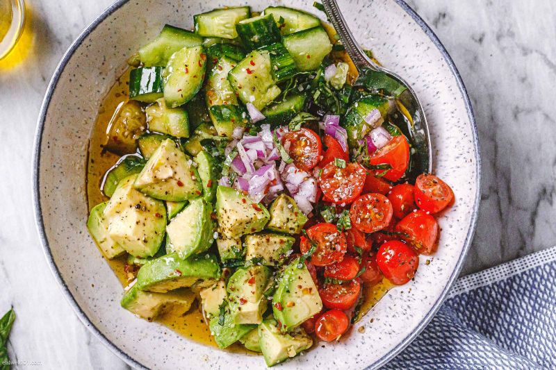 Healthy Cucumber Salad