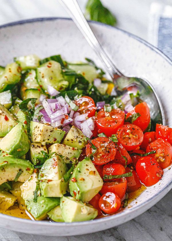 Healthy Cucumber Salad