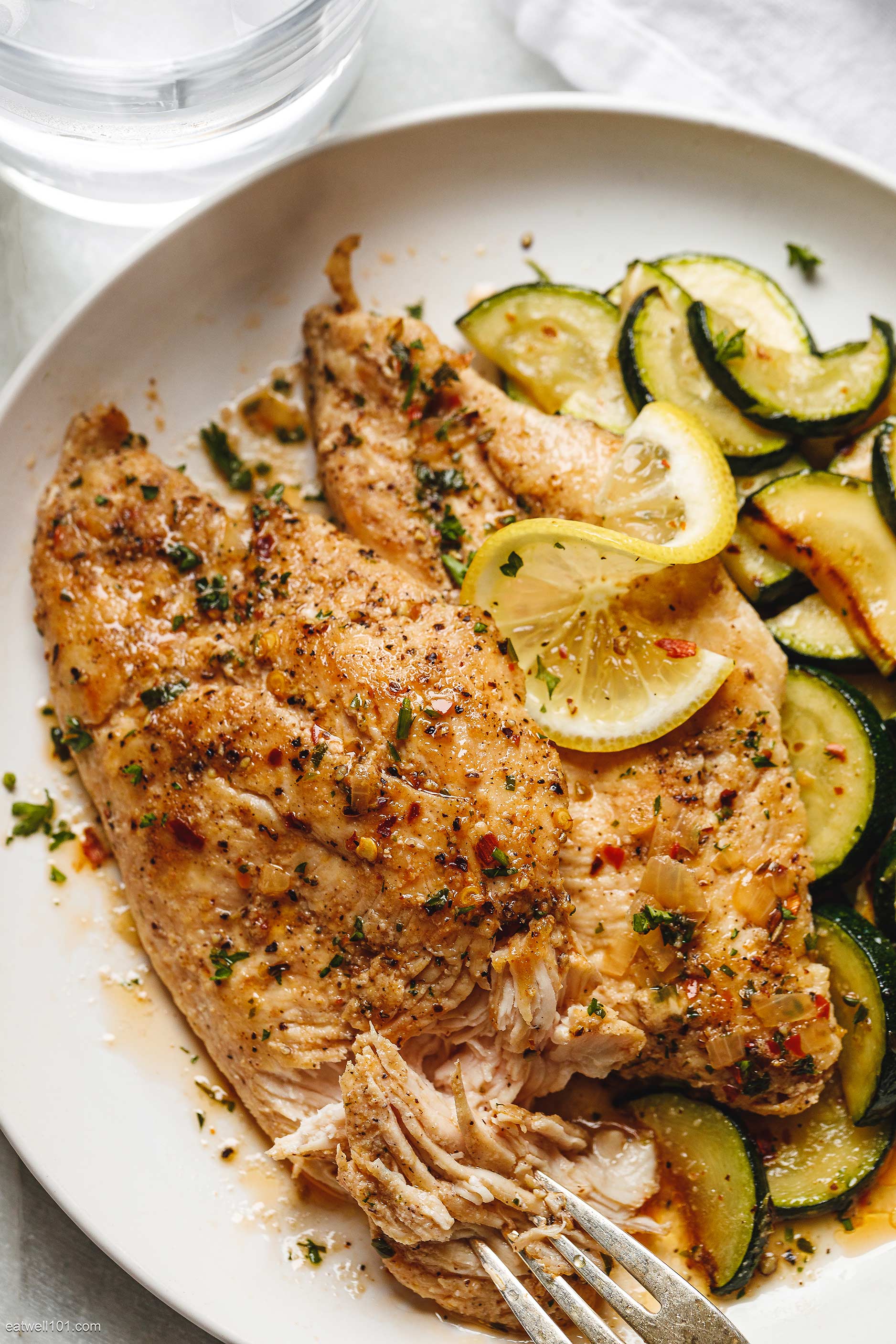 Instant Pot Lemon Garlic Chicken Breasts