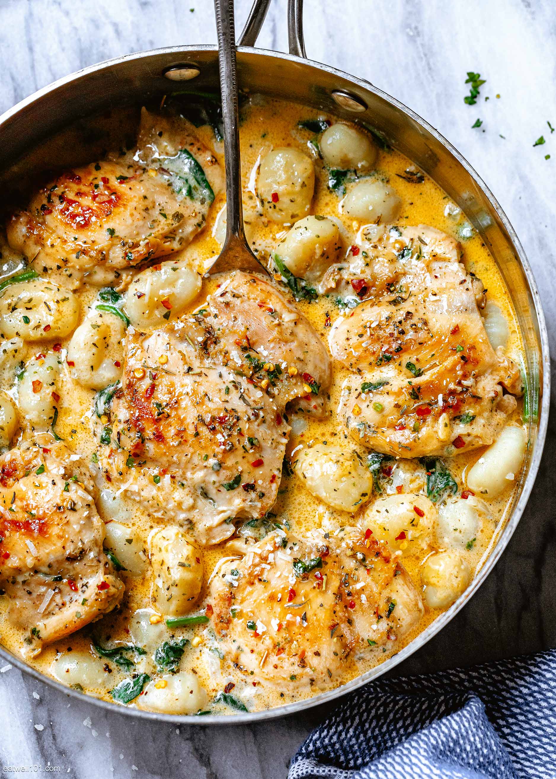 quick chicken gnocchi recipe