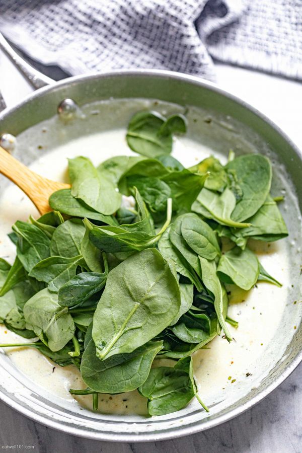 Creamy Spinach Orzo Pasta
