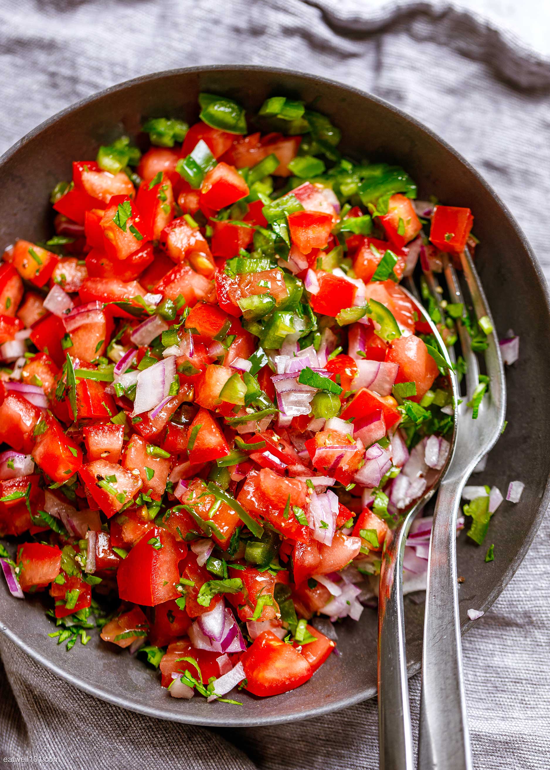 healthy tomato salad