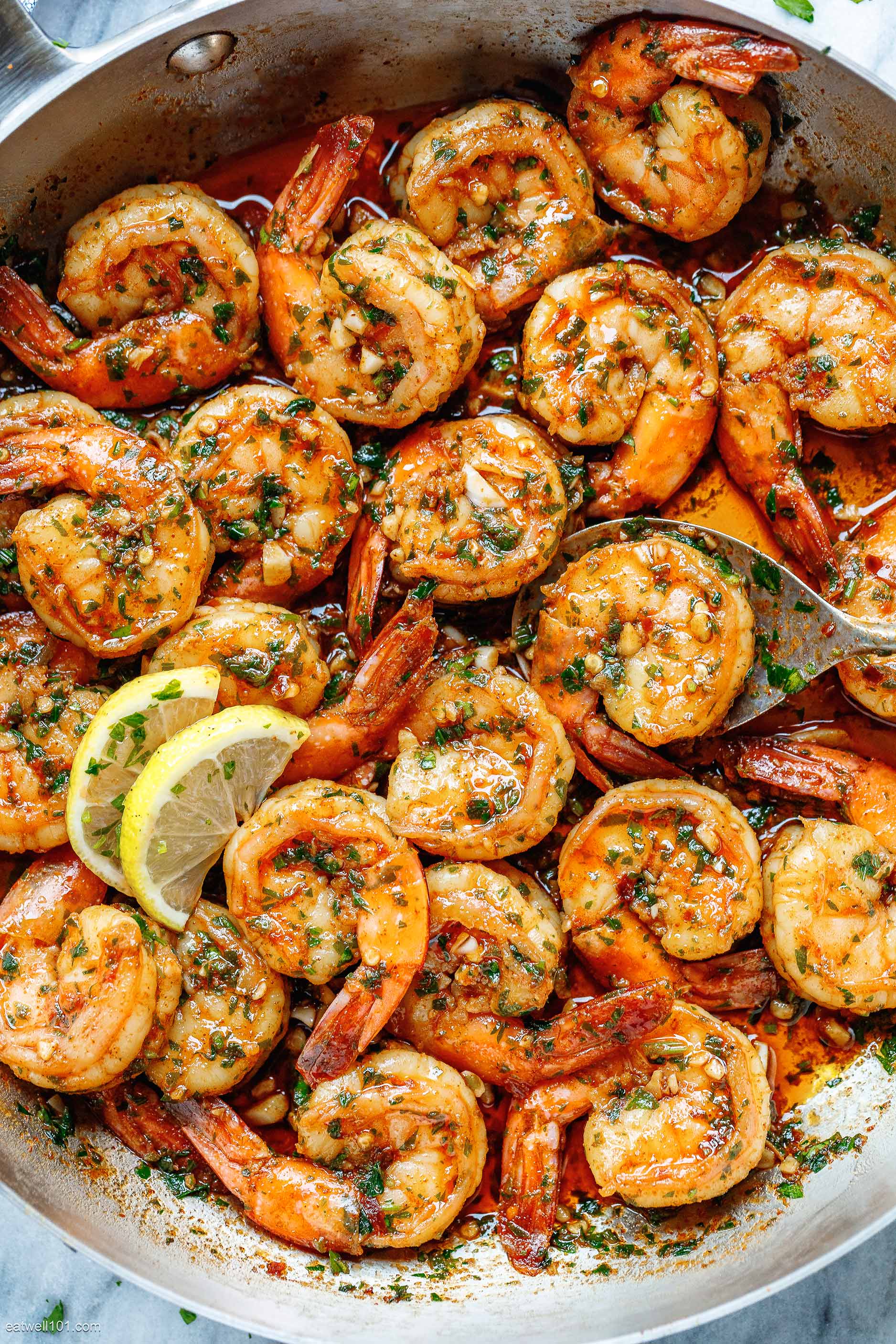 Skillet Garlic Shrimp Recipe
