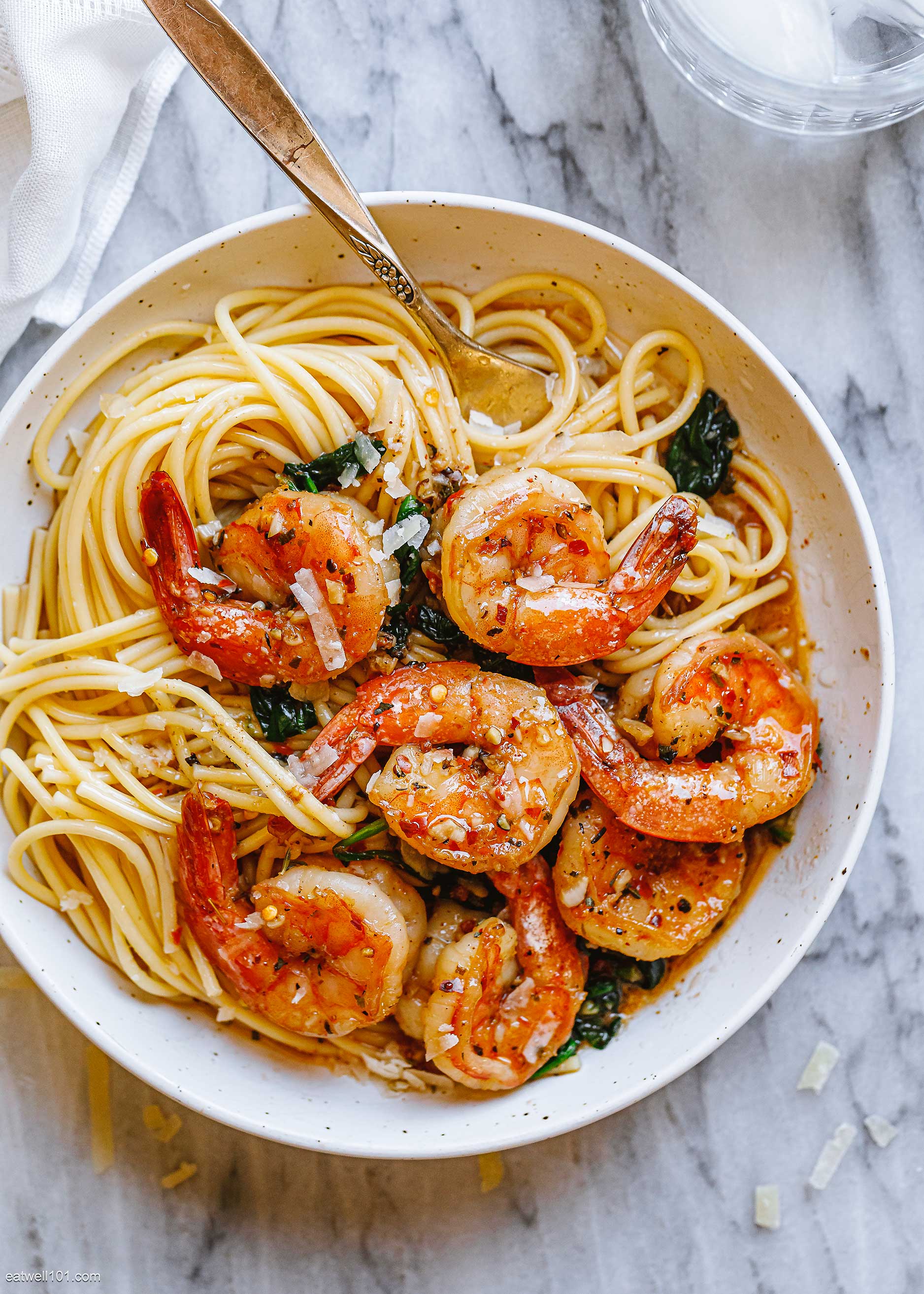 Garlic Butter Shrimp Pasta