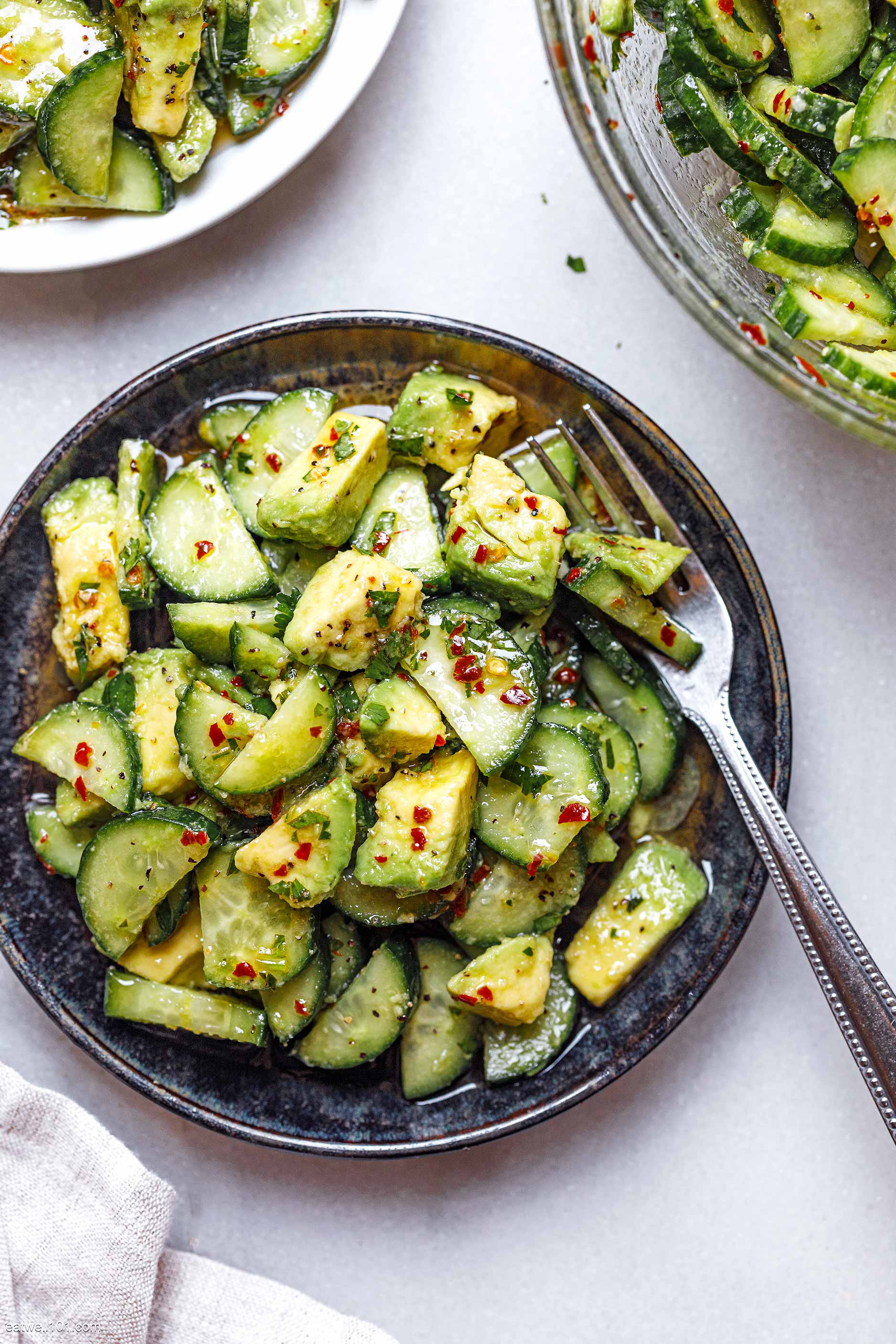 Quick Cucumber Avocado Salad Recipe