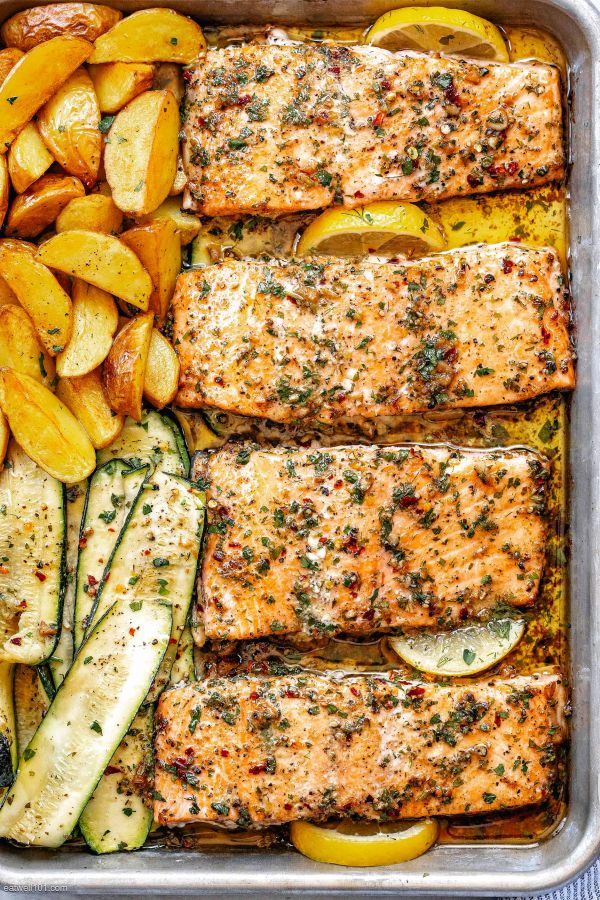 Salmon Sheet Pan Dinner