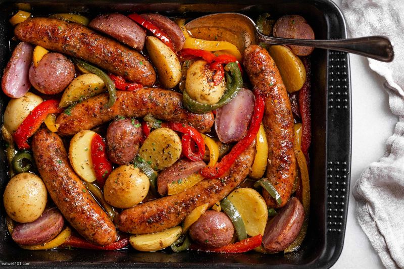 Sausage & Potato Sheet Pan Dinner