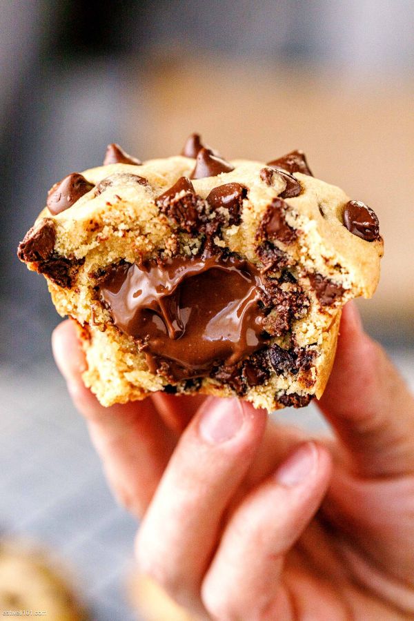 Nutella Cookie Cups - #recipe by #eatwell101 - https://003.wrwe1r1zs3czx3c.workers.dev/nutella-stuffed-cookie-cups-recipe