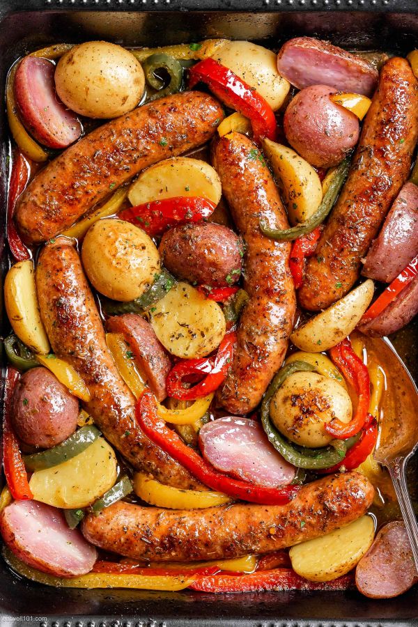 Sausage & Potato Sheet Pan Dinner