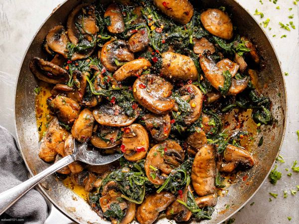 Garlic Mushrooms Recipe