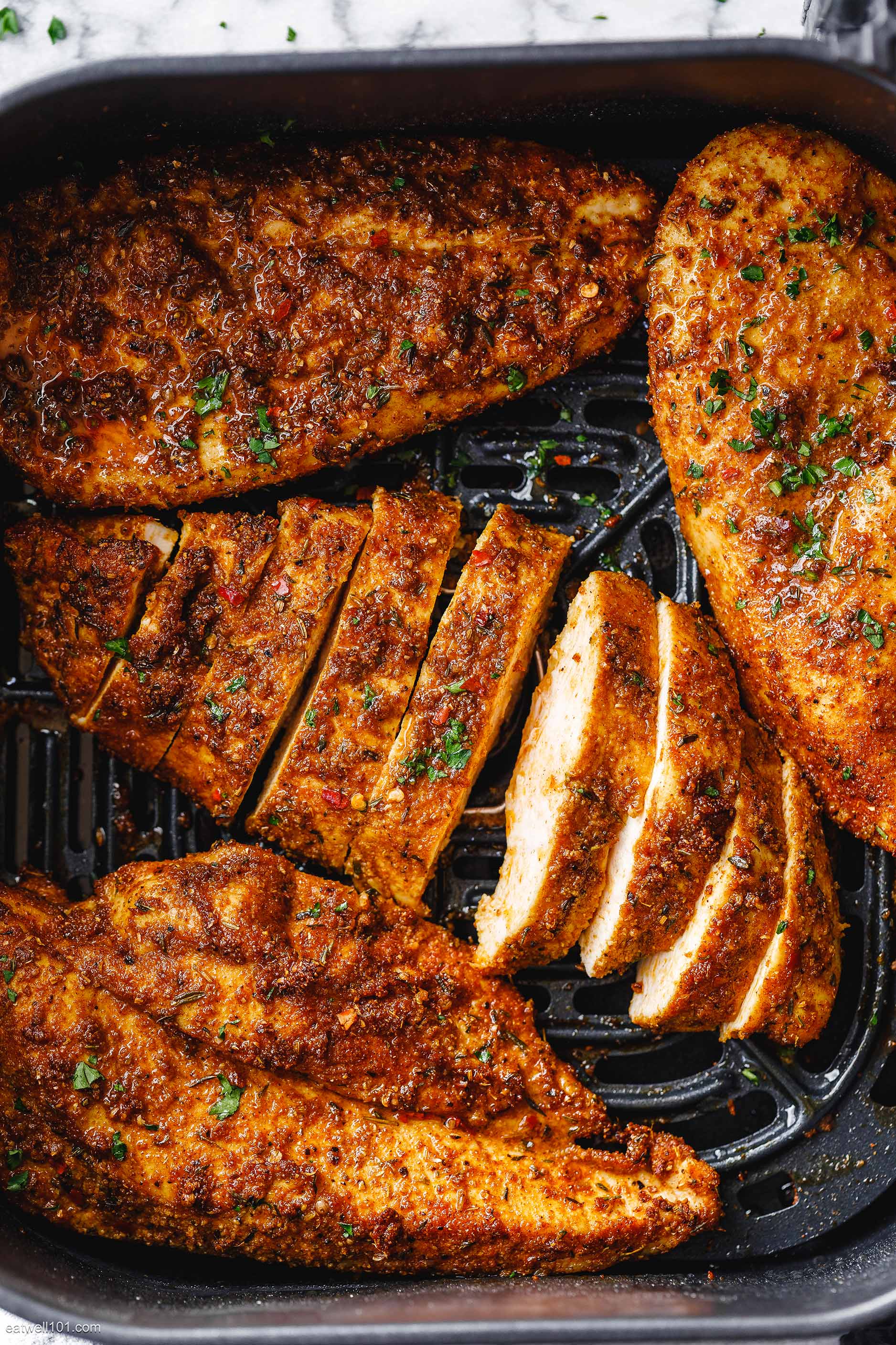 Cooking chicken breast in the air fryer