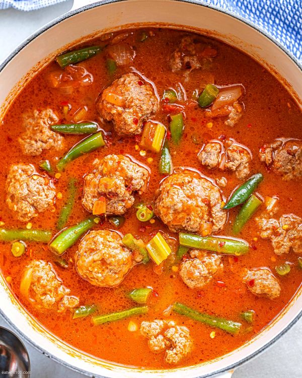 Mexican Meatball Soup {Albondigas Soup}