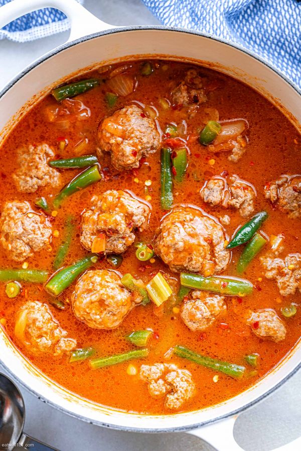 Mexican Meatball Soup {Albondigas Soup}