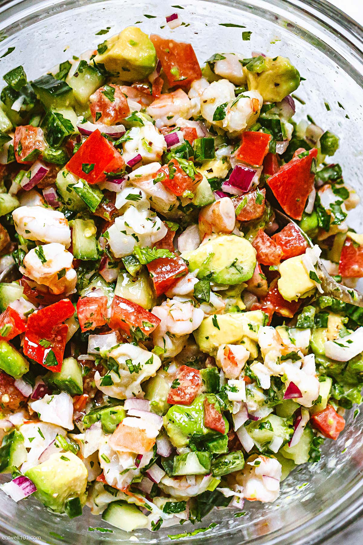 healthy shrimp ceviche