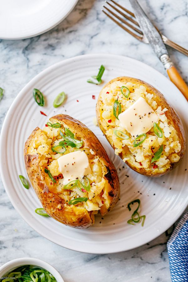 Perfect Instant Pot Baked Potatoes - #recipe by #eatwell101 - https://003.wrwe1r1zs3czx3c.workers.dev/instant-pot-potato-recipe