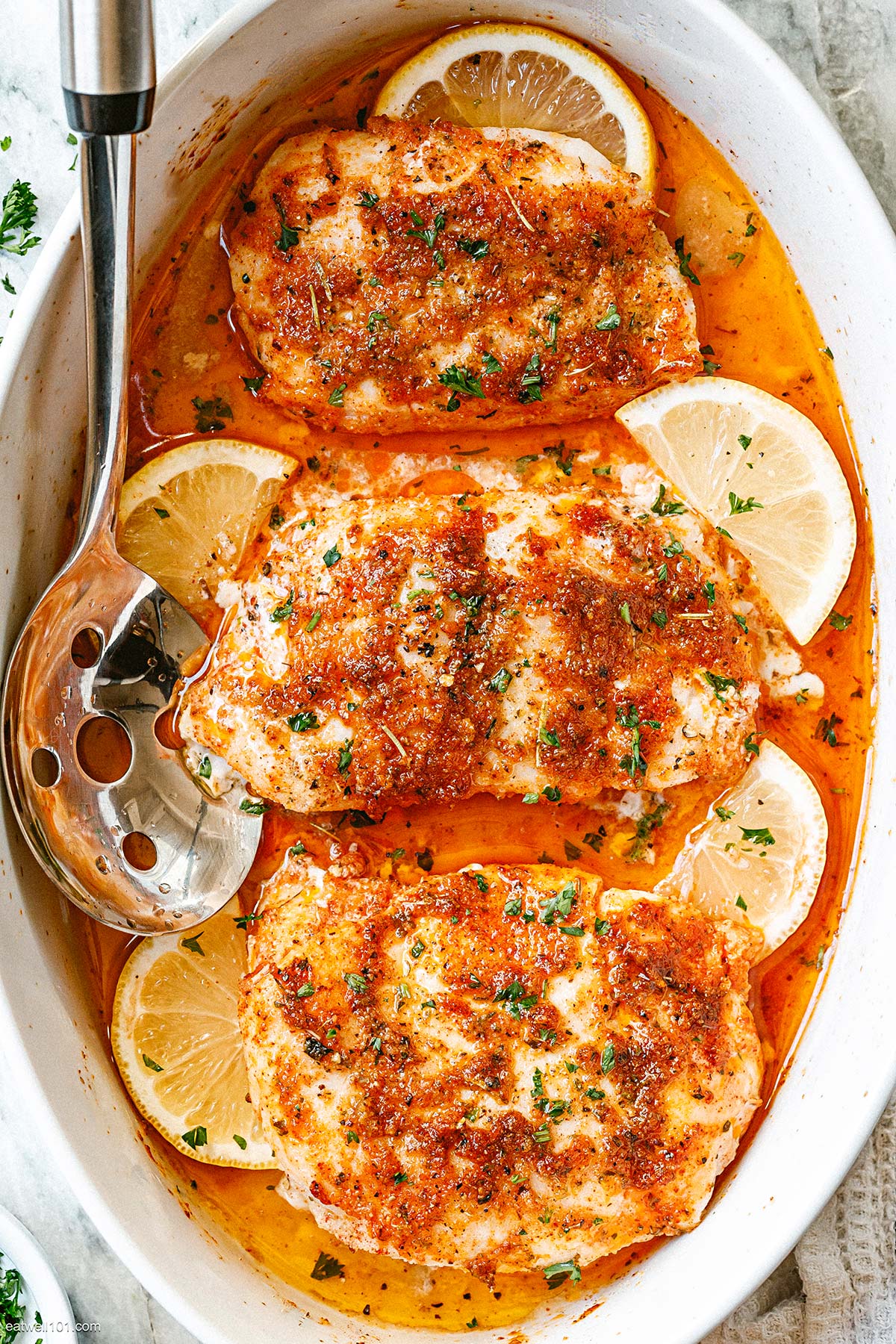 baked cod fillets