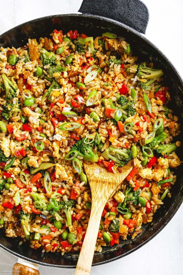 Veggie Fried Rice - #recipe by #eatwell101 - https://003.wrwe1r1zs3czx3c.workers.dev/veggie-fried-rice-recipe