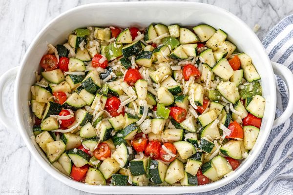 Baked Zucchini and Cheese