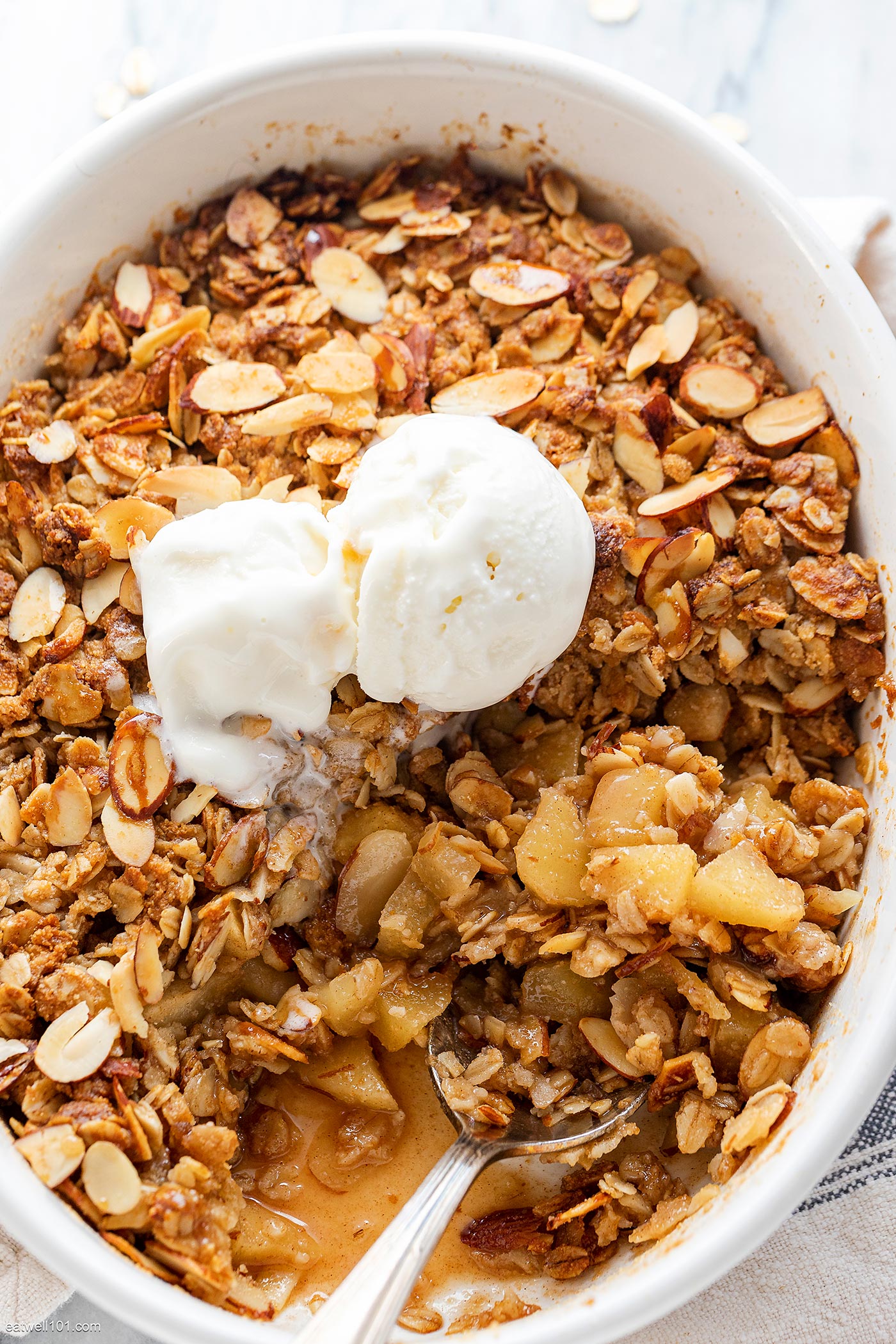 simple apple crumble