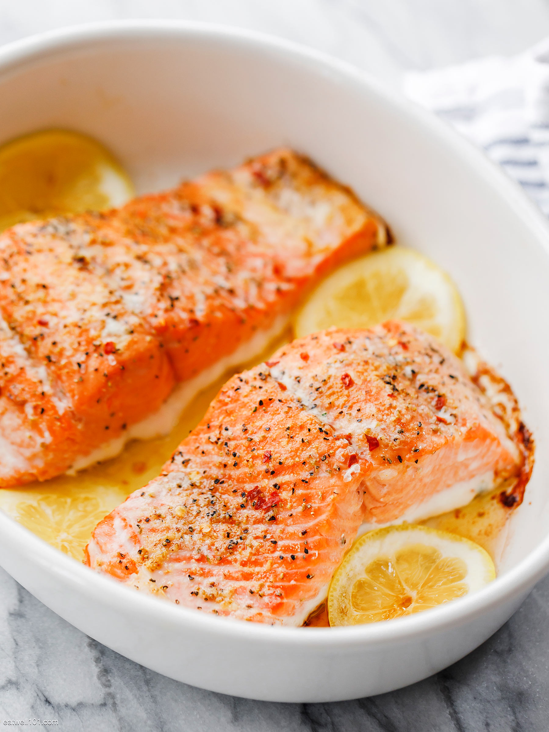 Baked salmon