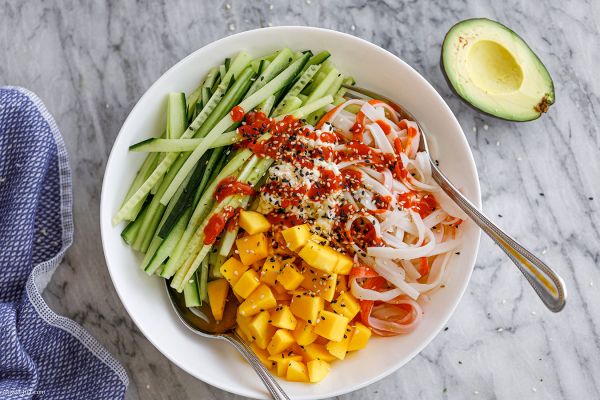 Cucumber Mango Crab Salad