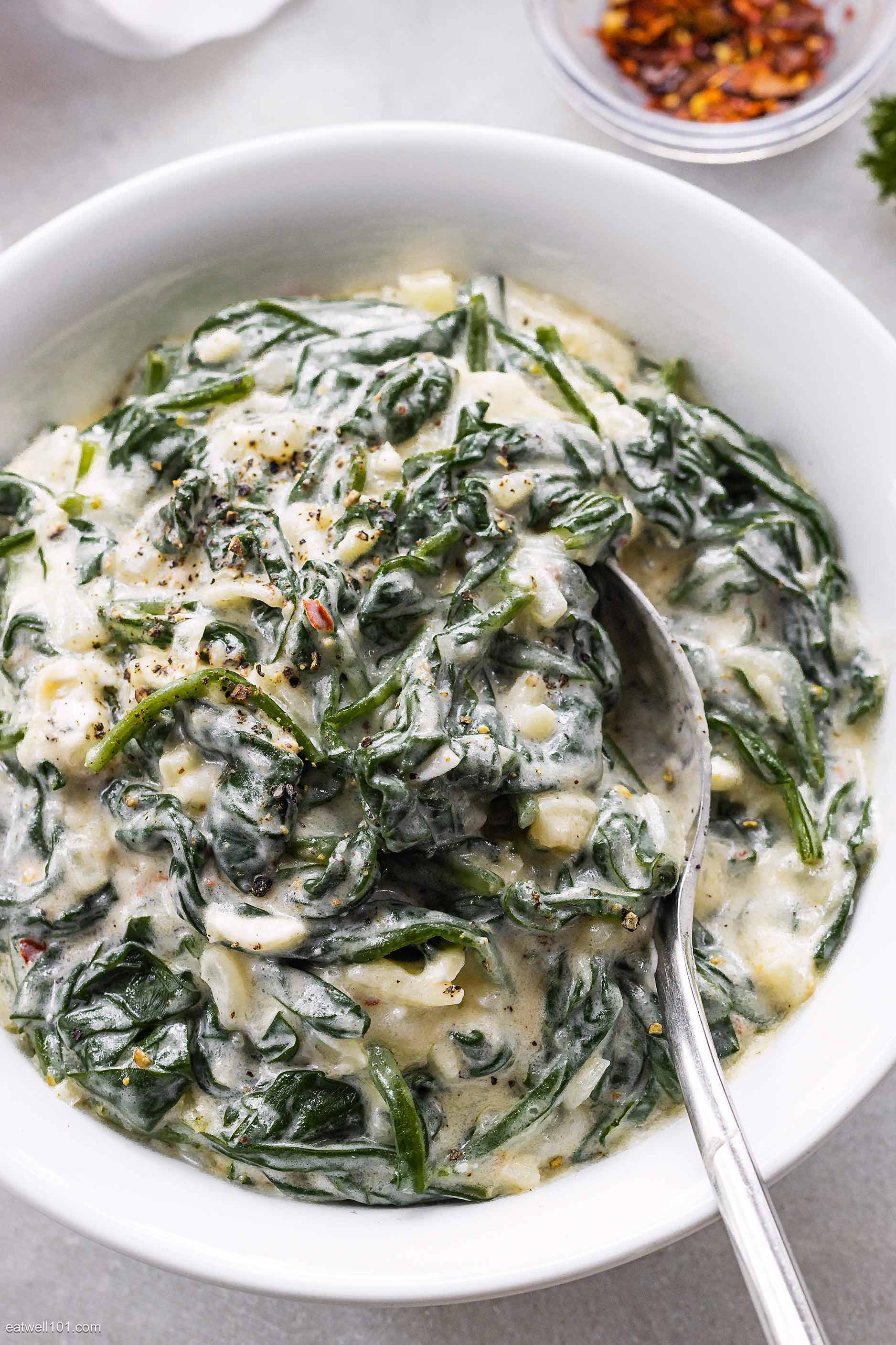 creamed spinach recipe 