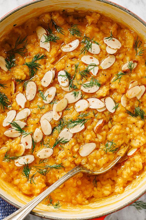 Easy Pumpkin Risotto - #recipe by #eatwell101 - https://003.wrwe1r1zs3czx3c.workers.dev/pumpkin-risotto-recipe