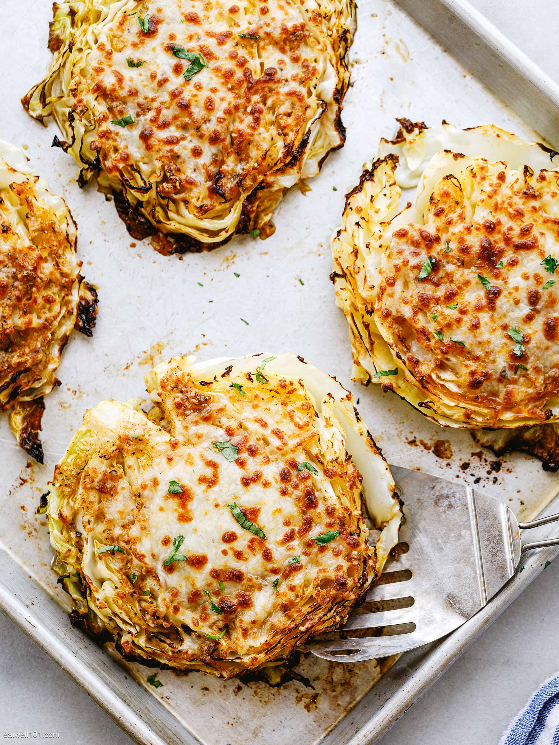 roasted cabbage slices recipe