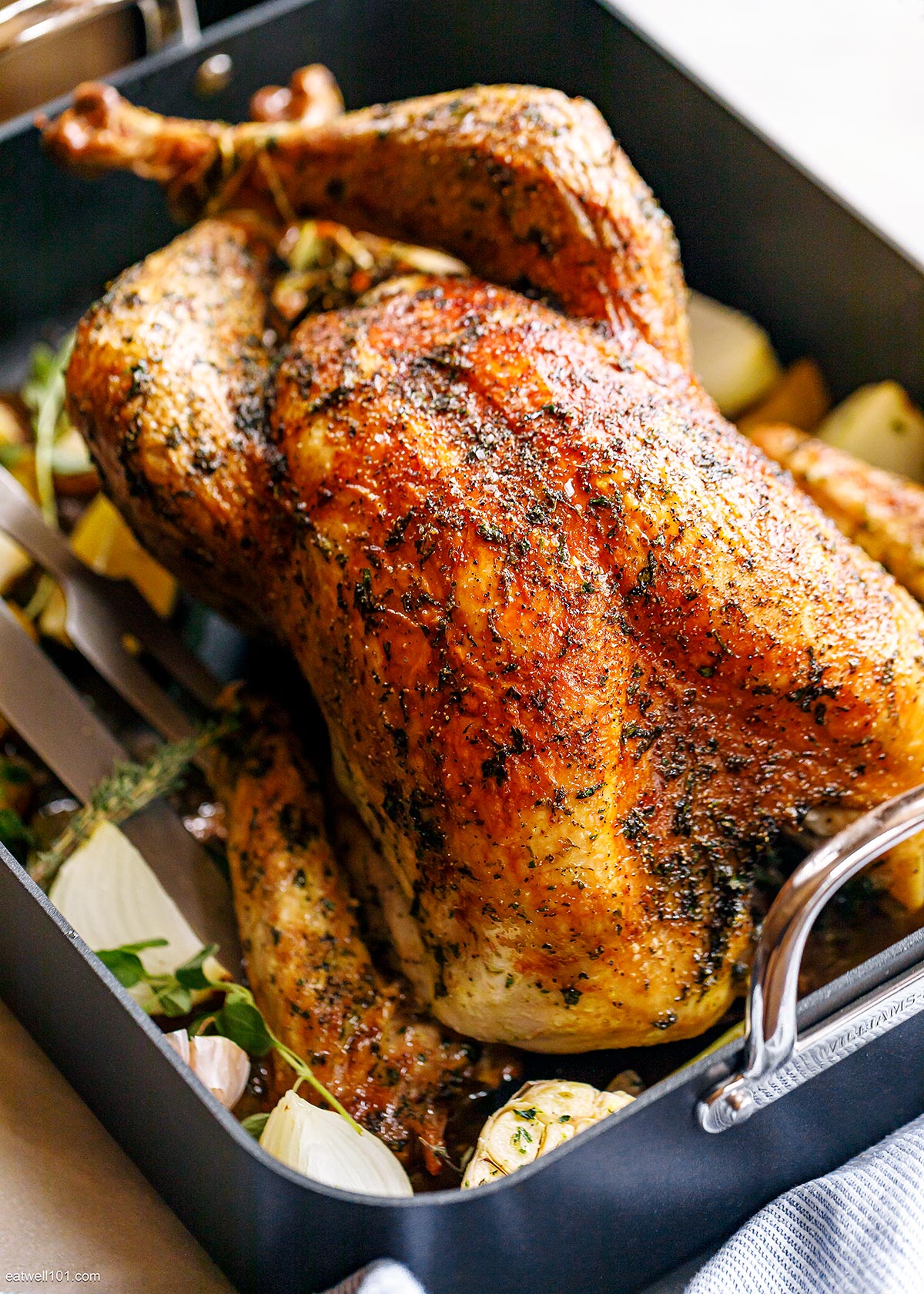 Roast Turkey in oven
