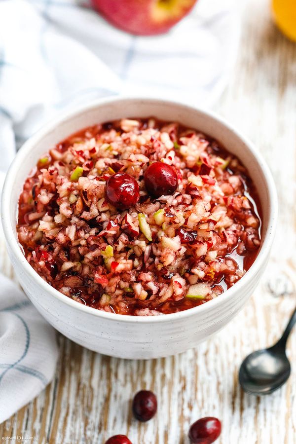 Apple Cranberry Relish - #recipe by #eatwell101 - https://003.wrwe1r1zs3czx3c.workers.dev/apple-cranberry-relish-recipe