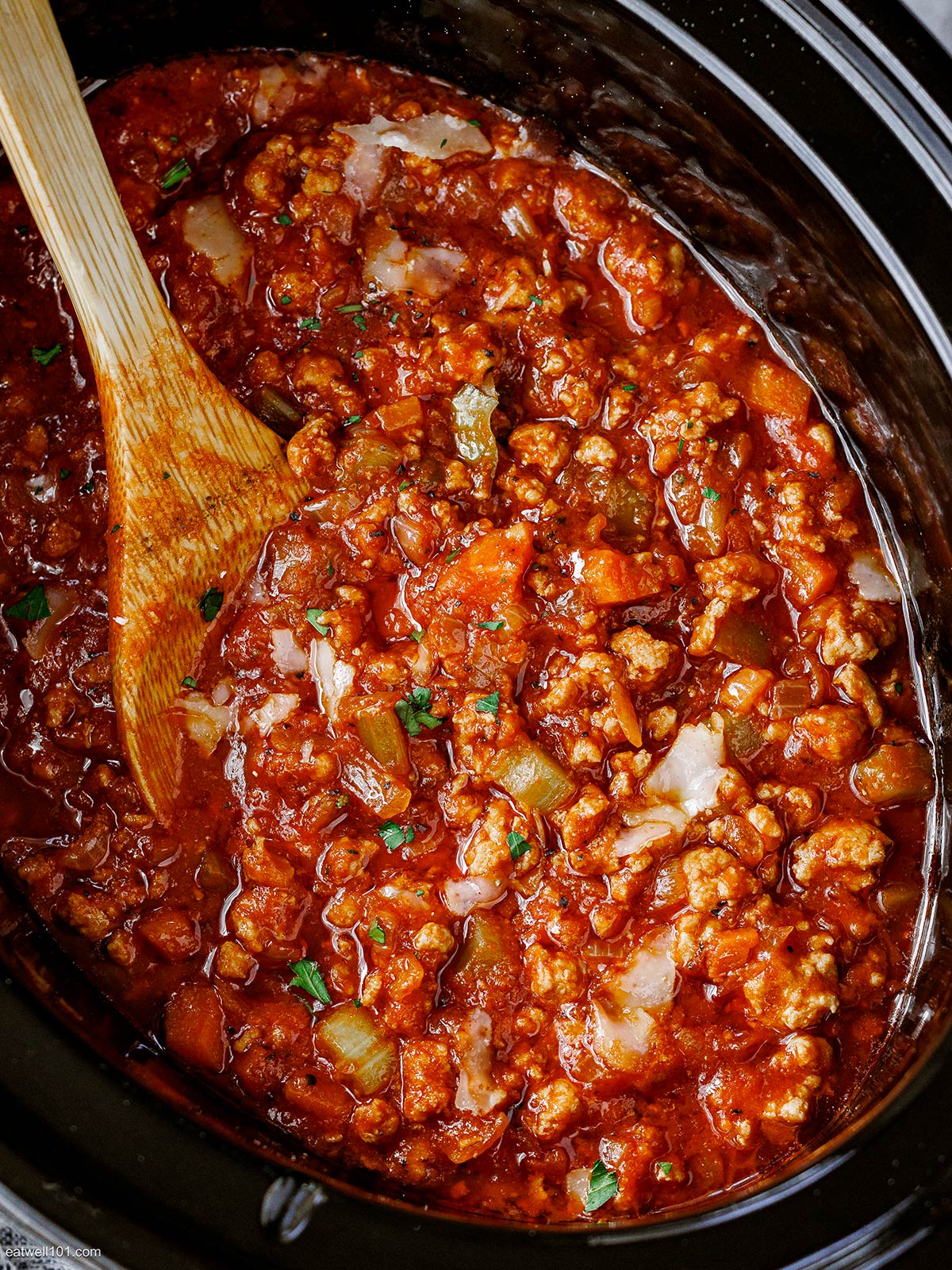Crockpot turkey ragu