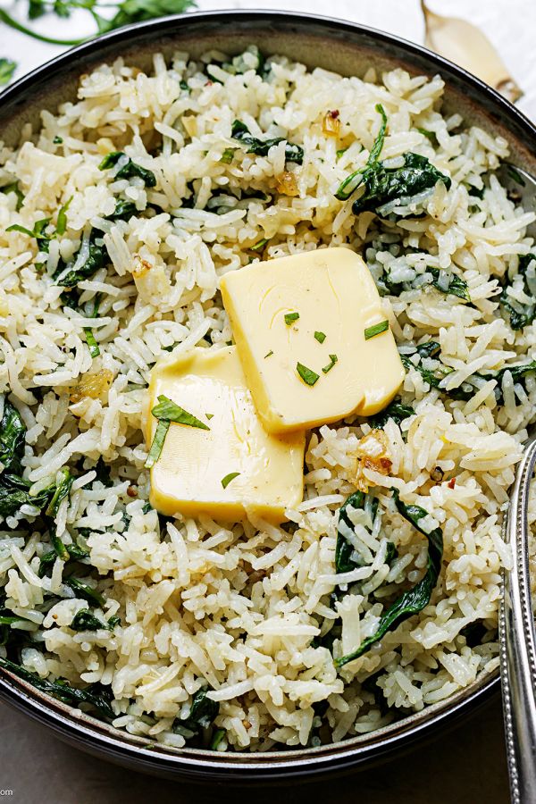 Instant Pot Rice - #recipe by #eatwell101 - https://003.wrwe1r1zs3czx3c.workers.dev/instant-pot-garlic-spinach-rice-recipe