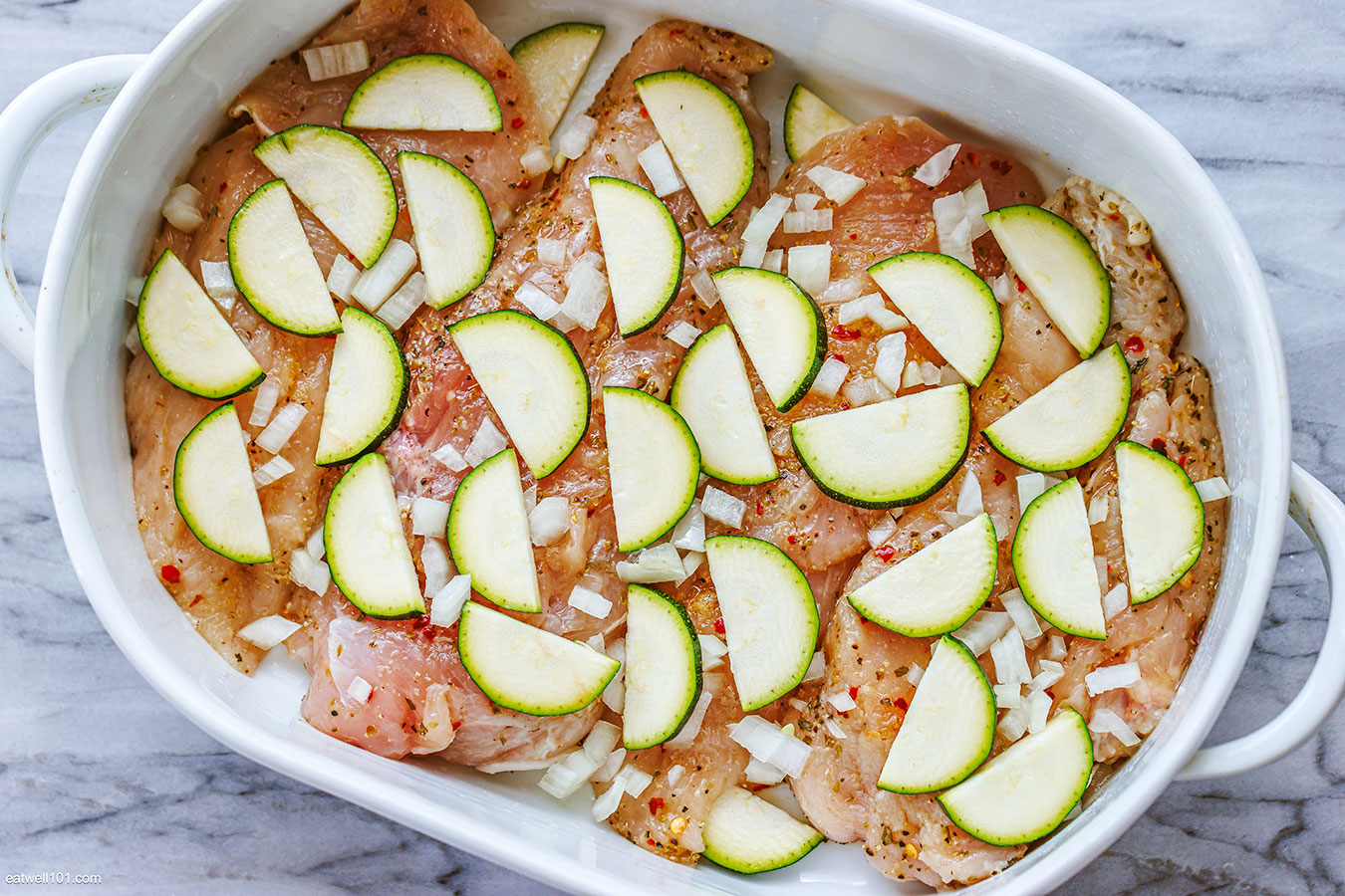 chicken and zucchini bake