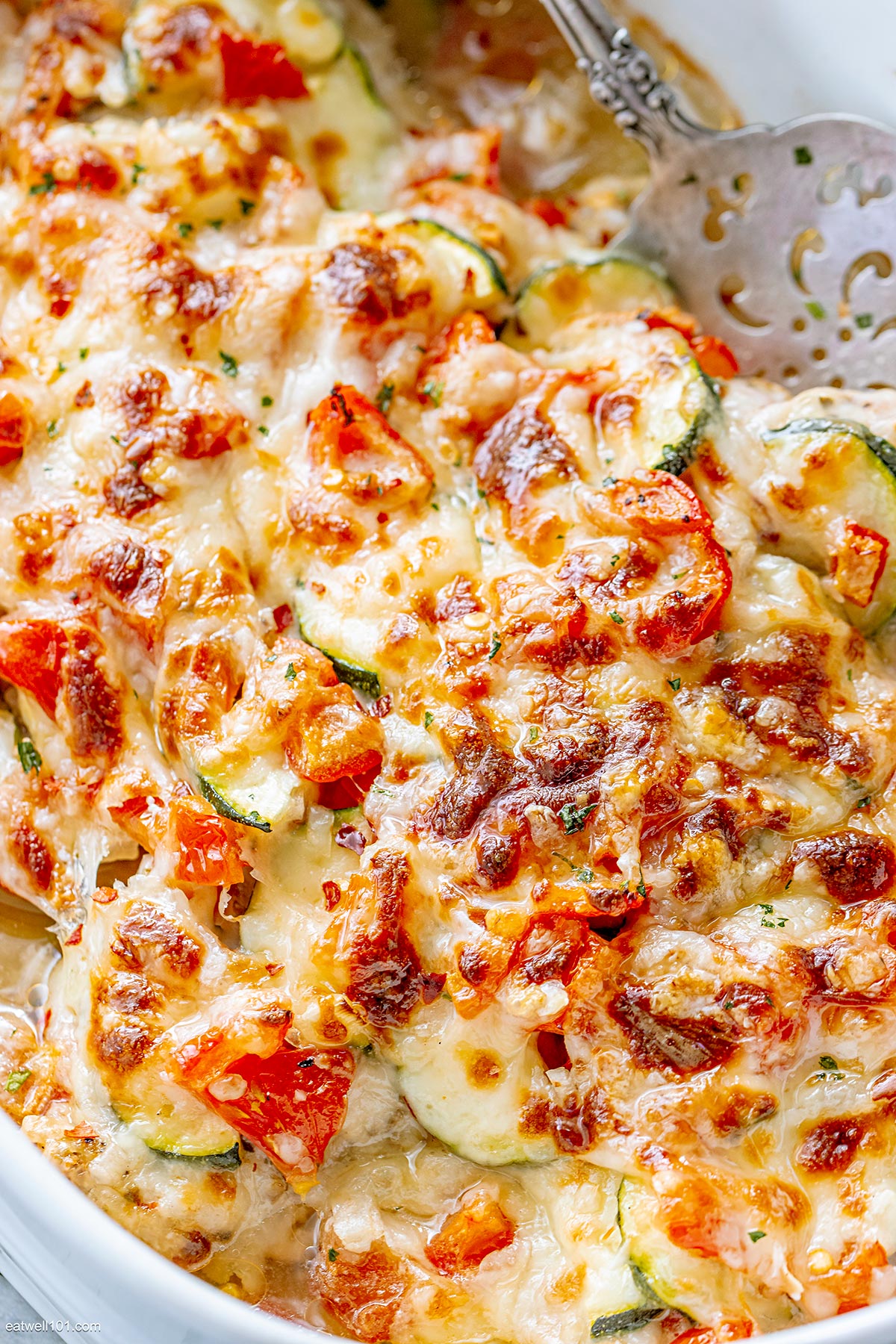 healthy Mediterranean Chicken Zucchini Bake